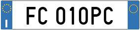 Truck License Plate